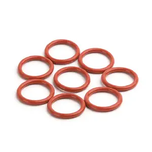 橙色定制聚氯乙烯硅胶密封圈，带弹簧橡胶o形圈氟橡胶保护