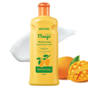 Label privé 300ml Meilleur végan Vitamine E Hydratant Éclaircissant Nourrissant Corps Crème pour les mains Peau Mangue VE Lotion corporelle hydratante - Product Image 1