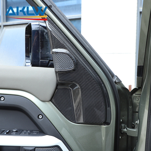 สำหรับ Land Rover Defender 2020-2024หรูหราอุปกรณ์ตกแต่งภายในคาร์บอนไฟเบอร์แท้ภายในฮอร์นเสาป้องกันแผงตกแต่ง - Product Image 6