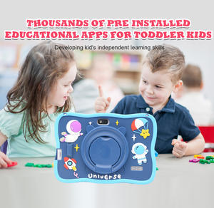 Ordinateur portable éducatif pour enfants, jouet éducatif, batterie au lithium, 2+16 Go, 7 pouces, Android 10, alimenté par batterie - Product Image 5