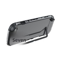 Boîtier transparent rigide de protection pour PC de type split à 2 consoles avec fente de station d'accueil TNS-51120