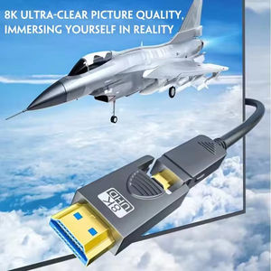 Câble Fibre Optique 2.1 Ultra Haute Vitesse 48 Gbit/s 8K60Hz 4K120Hz EARC HDCP 2.1 HDR10 Dolby avec Gaine PVC pour <span class=keywords><strong>TV</strong></span> - Product Image 5