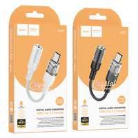 Adaptateur audio numérique HOCO LS37 Type C vers prise casque 3,5 mm pour Sumsang Xiaomi Redmi Poco Pixel LG Câble auxiliaire 3,5 mm