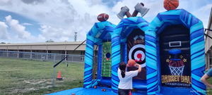 Giochi Interattivi <span class=keywords><strong>Gonfiabili</strong></span> Commerciali per Bambini da Esterno, Giochi <span class=keywords><strong>Sportivi</strong></span> <span class=keywords><strong>Gonfiabili</strong></span> 3-in-1 per Carnevale - Product Image 4