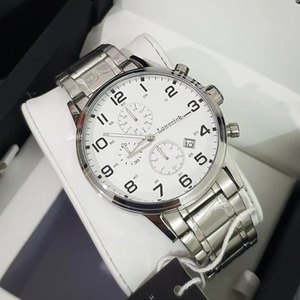 Nouvelle montre à quartz classique pour homme, chronographe à cadran à trois aiguilles, étanche 50M, style business décontracté, bracelet 22mm, design simple et tendance - Product Image 3