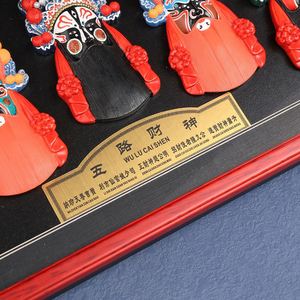 Objet décoratif mural unique en résine, artisanat abstrait traditionnel, thème Esprit de Richesse, tendance nationale, pour salon et salle à manger - Product Image 4