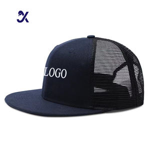 JX <span class=keywords><strong>la</strong></span> nouvelle annonce Homme Femme <span class=keywords><strong>Casquette</strong></span> <span class=keywords><strong>Snapback</strong></span> bleue 6 panneaux Casquettes <span class=keywords><strong>Snapback</strong></span> Logo brodé personnalisé - Product Image 1