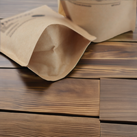 Sac gaufré en papier kraft biodégradable de taille personnalisée pour frites sulfurisées et à usage alimentaire