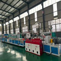 Mesin Profil PVC WPC Twin-screw dengan Cetakan Kustom, Lini Produksi Profil, Digunakan untuk Kusen Jendela, Lembaran, dan Panel