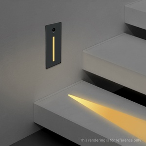 Simple Modern Outdoor Waterproof LED Wall Lamp Aluminum Body <strong>Motion</strong> <strong>Sensor</strong> Step Stair <strong>Light</strong> for Home <strong>Office</strong> Footlight - Product Image 3