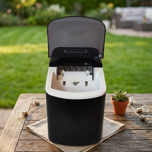 Portable <b>Countertop</b> <b>Ice</b> <b>Maker</b> Machine 26lbs in 24 Hours Self-Cleaning Compact <b>Ice</b> Cube <b>Maker</b> with Basket and Scoop Black - Product Image 2