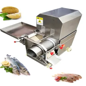 Ikan Debone mesin untuk memisahkan tulang ikan dan peralatan daging untuk dijual otomatis Stainless Steel disediakan 1 Set meja restoran