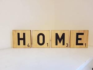 Lớn Bằng Gỗ Scrabbles Trang Trí Tường Nghệ Thuật Treo Trang Trí Nội Thất Bảng Điều Chỉnh Bảng Chữ Cái Chữ Gỗ Nghệ Thuật Gạch - Product Image 3