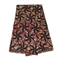 Tela africana con estampado de cera, 100% algodón, tejido para vestidos