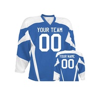 Jerseys de hockey sublimados hechos a medida Club Team Practice League Camisetas de hockey sobre hielo Ropa deportiva