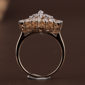 Anillo de Compromiso para Mujer en Plata, Oro de 10K, Oro de 14K, Oro de 18K, Diamante Cultivado en Laboratorio de 2.1 Quilates, Joyería Fina y Elegante para Novia - Product Image 2