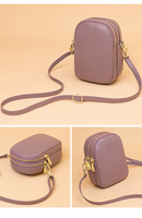 Portefeuille de téléphone portable personnalisé avec logo, mini sac à bandoulière pour femme, porte-cartes tendance