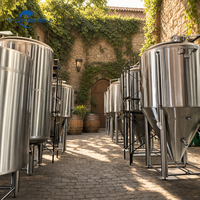 Cuve de Fermentation Conique en Acier Inoxydable Tonsen 4000L (40HL) à Double Enveloppe pour Brasserie Artisanale au Pérou