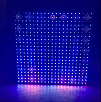 Lumière de scène matricielle 49x3W, faisceau doré 7x7 pixels, 411 LED RGB, lumière matricielle DMX RDM Artnet, effet de lumière de fond