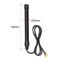Antenne GPS 4G LTE + BeiDou Antenne extérieure à fibre optique étanche 5dBi SMA / RP SMA avec câble de 3 mètres pour caméra Gateway Trail