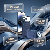 Étui portefeuille en cuir PU vintage de qualité supérieure pour iPhone 15-18 Pro Max, avec protection antichoc à 360 degrés