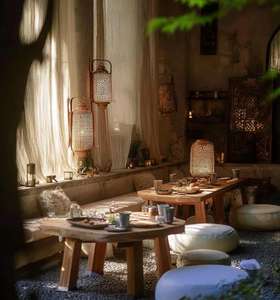 AJJ-M383 Usine de meubles sur mesure spécialisée dans les meubles de style Wabi-sabi pour les stations balnéaires, tables et chaises de <span class=keywords><strong>plage</strong></span> - Product Image 6