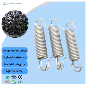 Extension Spring Tension Pull Helical Coil Stainless Steel 304 Zinc Plated Double <b>Hook</b> Industrial Mechanical Hardware - Product Image 2