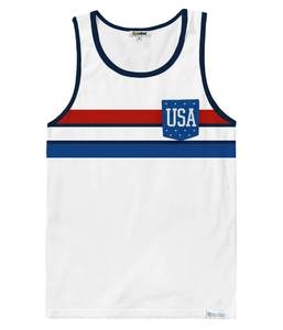 American Symbol Vest Man-Chaleco suave y ligero para hombres, con llamativos símbolos americanos, ideal para el verano - Product Image 4