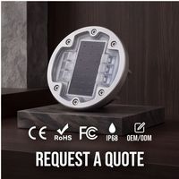 Panneau solaire monocristallin flexible personnalisé à double face avec LED intégrées pour marquage routier d'usine