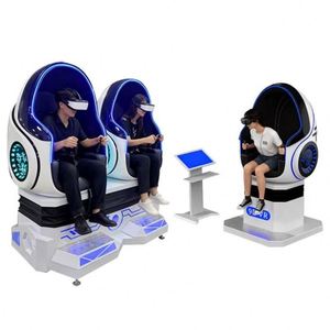 Silla VR Egg, Cine de Acción 9D, Asientos Dobles, Gafas de Realidad Virtual, Simulador de Movimiento, Equipo de Arcade Interior en Venta - Product Image 3
