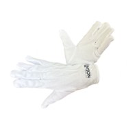 Bijoux de pièce de monnaie blanche Gants d'étiquette de travail personnalisés en argent doux Gants en coton pour la cérémonie et l'industrie