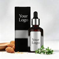 Huile à barbe biologique à étiquette privée OEM, huile à barbe naturelle à l'argan et au jojoba, huile à barbe personnalisée avec logo, huile de soin pour barbe pour hommes