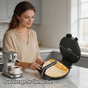 Machine à crêpes, dosas et rotis multifonctionnelle électrique YC-60, antiadhésive, avec contrôle automatique de la température, pour la maison et les cafés - Product Image 6