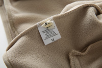 Automne et hiver jeune polaire double face col rond simple boutonnage épaissi chaud populaire veste en coton pour femmes et hommes