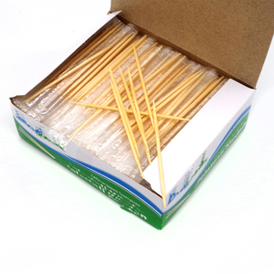 Stuzzicadenti in bambù sfuso con stuzzicadenti aromatizzati in legno a doppio punto - Product Image 5