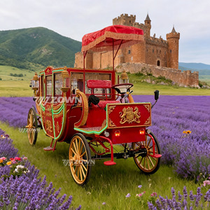 Luxury Classic Four-wheeled Creative Design Royal Carriage Electric Horse Carriage Electric Royal Horse Carriage - Product Image 6