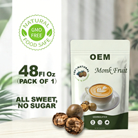 Poudre d'édulcorant naturel au fruit du moine Vitahall, directement de l'usine – Édulcorant sain pour adultes, certifié HALAL et ISO