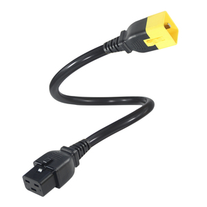 Longueur personnalisée couleur tressé Iec 60320 C20 à Iec 320 C19 cordon d'alimentation pour serveurs et PDU UPS câble VDE cordons d'approbation - Product Image 1
