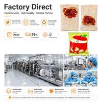Digitale print gelamineerde plastic voedselzakken appelchips hitte verzegelde zakken groothandel leverancier voor droge voedselverpakkingen zakjes