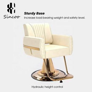 Fauteuil de Barbier de Luxe en Cuir Synthétique, Inclinable, Pivotant à 360 Degrés, Réglable en Hauteur, pour Salon de Coiffure (Vente en Gros) - Product Image 4