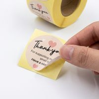 Étiquettes adhésives personnalisées avec logo privé, étiquettes en papier, étiquettes imprimées numériquement pour l'emballage des produits, étiquettes d'étanchéité pour l'emballage