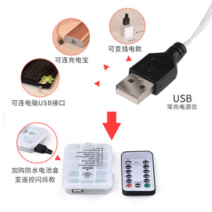 ไฟ LED รูปดาวแบบ USB สำหรับตกแต่งห้องตลาด ตกแต่งวันหยุดคริสต์มาส ไฟแขวน 3 มิติ คริสต์มาส - Product Image 2