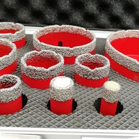 SHDIATOOL Kit de forets diamantés 6/8/10/12/16/20/25/30/35/45/55/68/100MM pour carrelage, mastication, granit et marbre