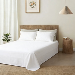Juego de Sábanas Ajustables de 200 Hilos, Sábanas Elásticas con Bolsillo Profundo, Resistentes a las Arrugas, Fáciles de Cuidar, para Motel, Airbnb - Product Image 4