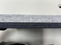 Panneau de séparation de bureau en feutre PET, solution acoustique pour l'intimité sur les bureaux partagés
