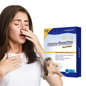 Parches de alivio de ronquidos, dispositivo antirronquidos para dormir, banda Nasal, protector bucal nocturno, gran oferta