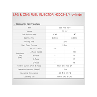 Promoción Nuevo Kit de Conversión de Inyectores LPG/CNG H2002 12V, el Más Vendido, para Inyección Common Rail de Combustible Diésel, Almacén HANA