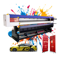 Imprimante UV rouleau à rouleau WorldColor grande taille 3,2 m 4 têtes, machine d'impression sur bâche, tête d'impression UV Eps I3200