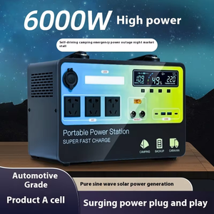 Station d'alimentation portable 220V pour extérieur, batterie solaire LiFePO4 2000Wh, compatible voiture, pour camping, conduite autonome, secours d'urgence, alimentation en direct - Product Image 3