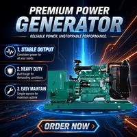 Harga Pabrik Baru 300kw untuk Genset Diesel Tunggal Tipe Open Silent 375kva Power Standby Auto Start ATS Generator Set Berpendingin Air